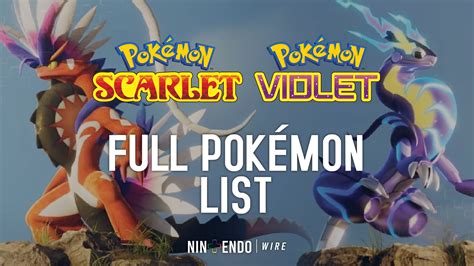 scarlet violet pokedex checklist|Pokémon Scarlet/Violet